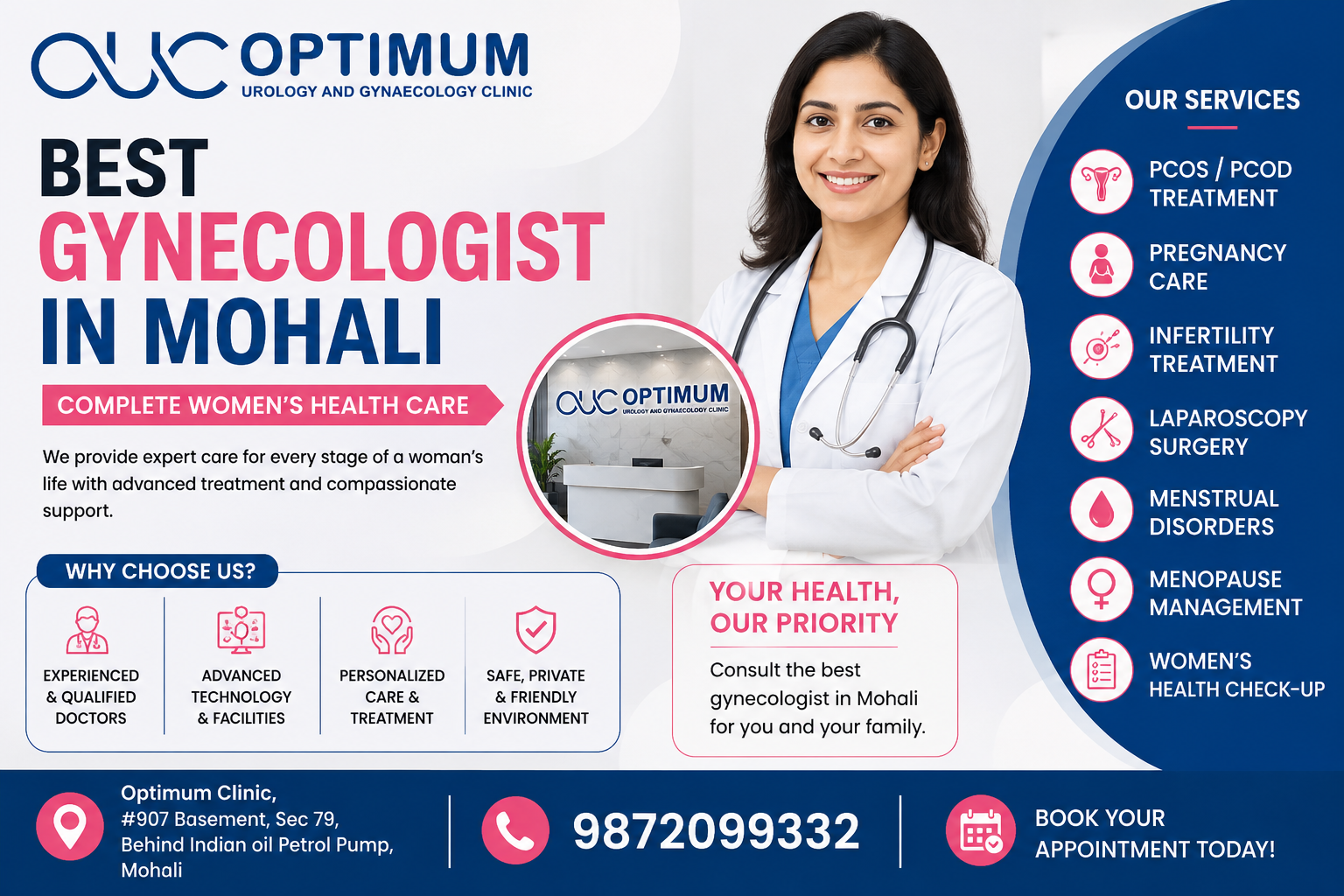 Best Gynecologist in Mohali | PCOS, Pregnancy & Infertility Treatment