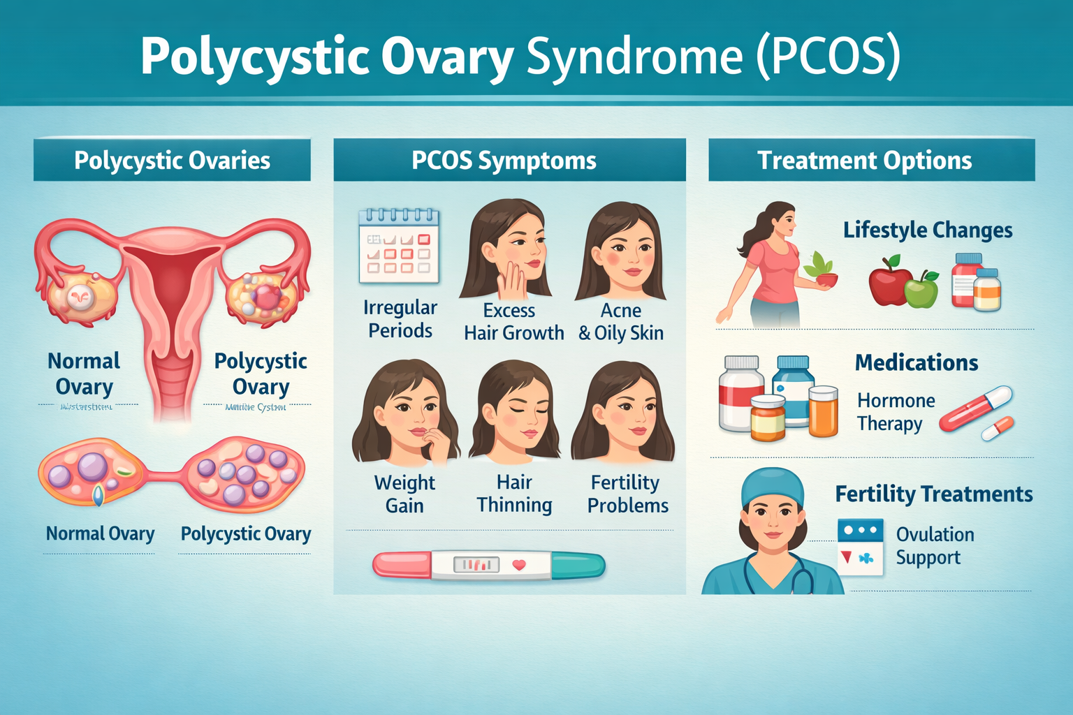 Polycystic Ovary Syndrome (PCOS): Symptoms and Treatment