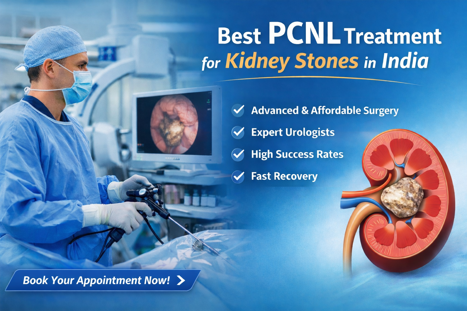 Best PCNL Treatment for Kidney Stones in India