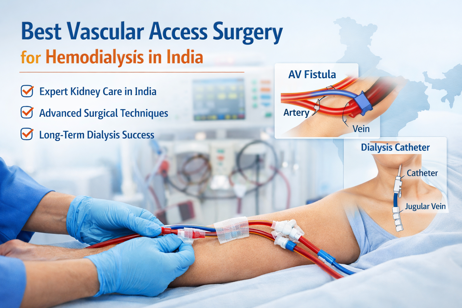 Best Vascular Access Surgery for Hemodialysis in India