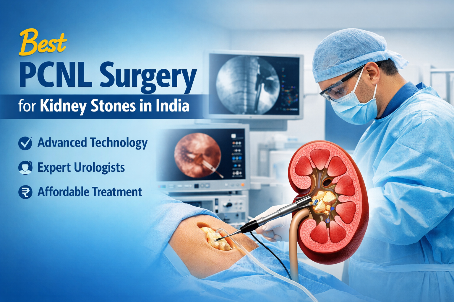 Best PCNL Surgery for Kidney Stones in India