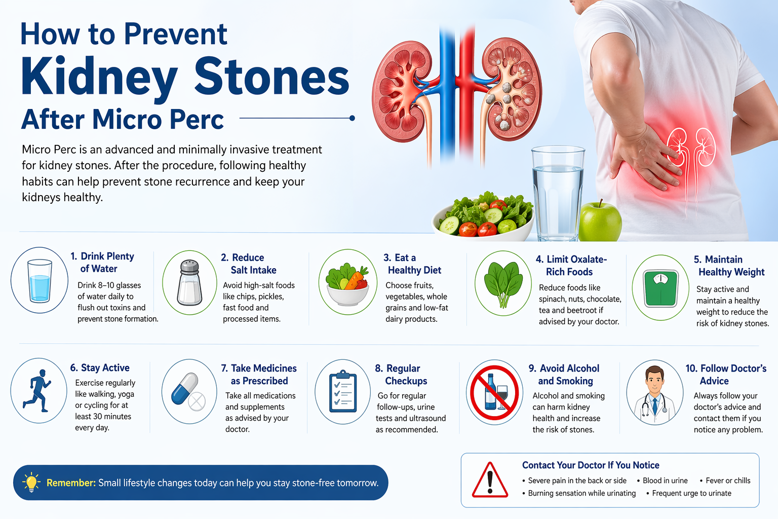 How to Prevent Kidney Stones After Micro Perc