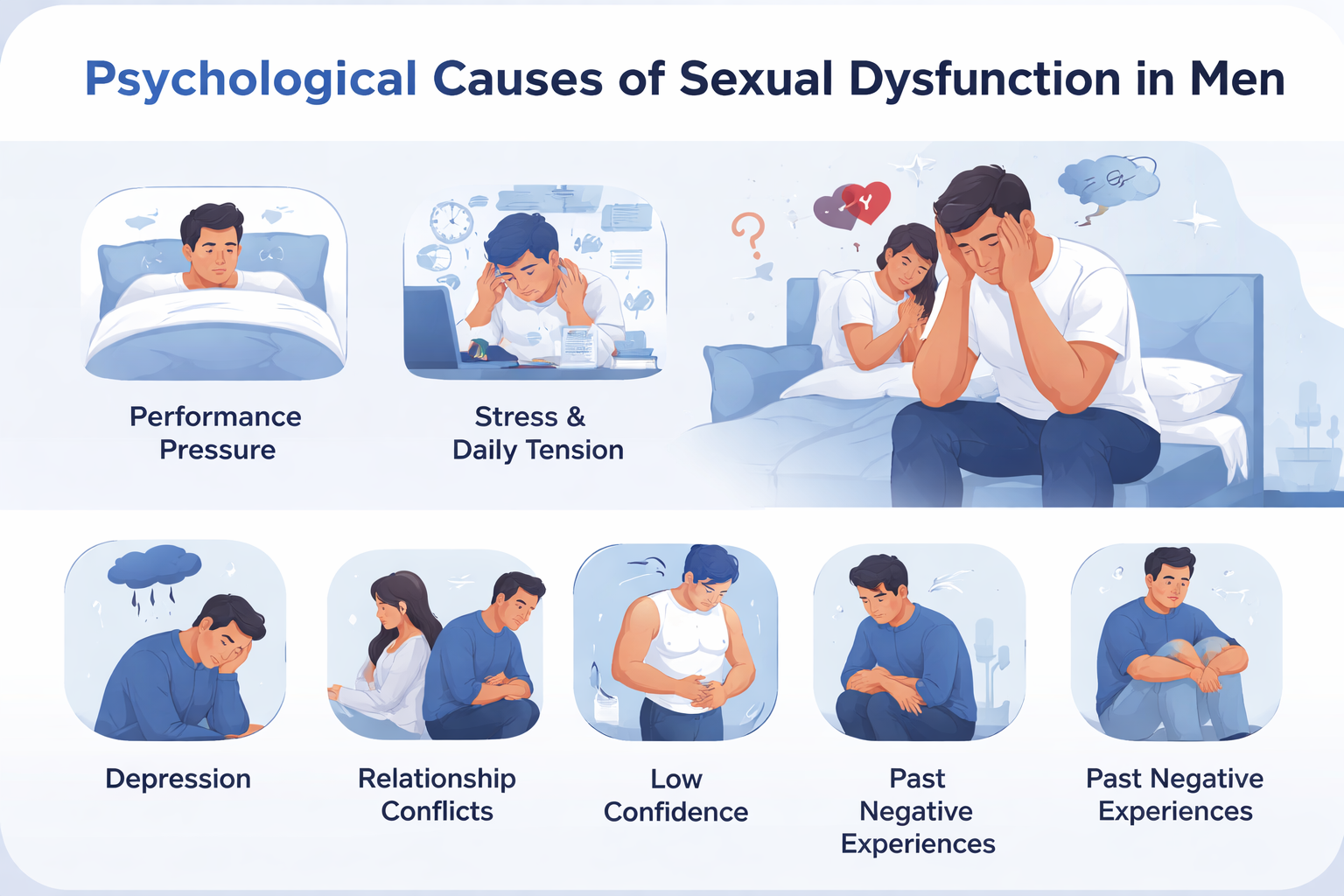 Psychological Causes of Sexual Dysfunction in Men