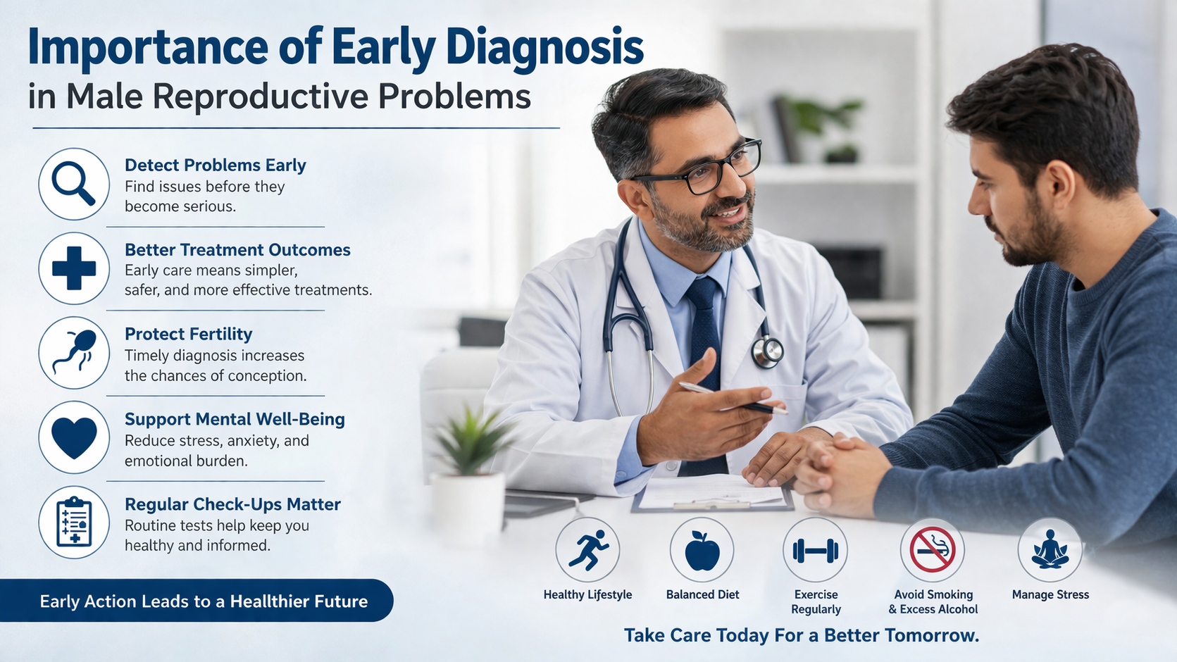 Importance of Early Diagnosis in Male Reproductive Problems