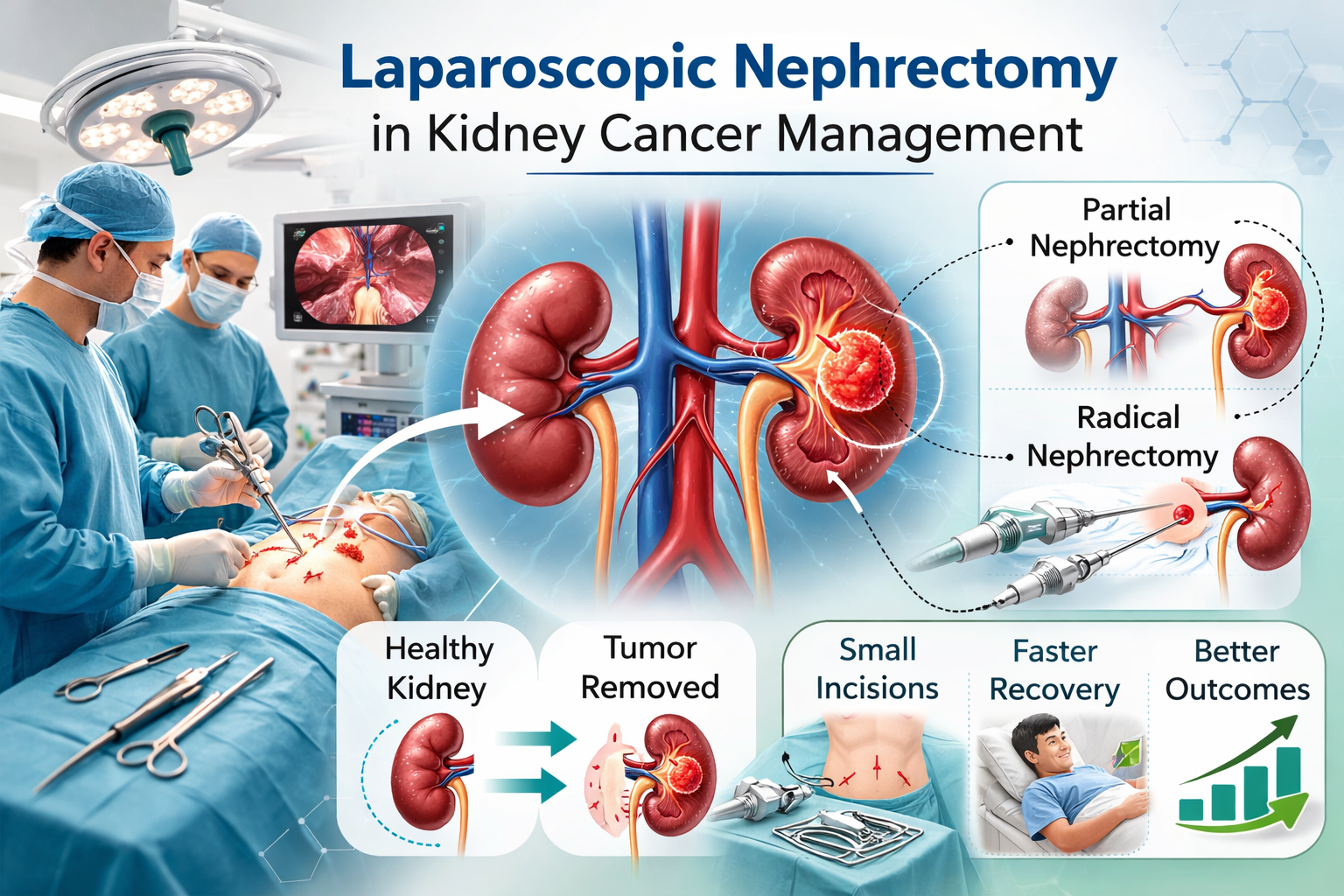 Role of Laparoscopic Nephrectomy in Kidney Cancer Management